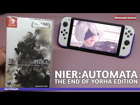 NieR:Automata The End of YorHa Edition Unboxing/Gameplay - YouTube