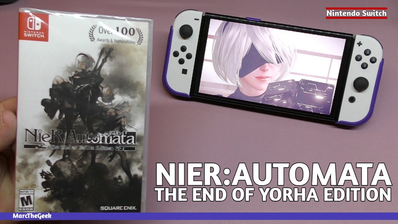 NieR:Automata The End of YoRHa Edition Nintendo Switch Unboxing