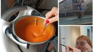 Влог:крашу брови, готовлю томатный суп 😋