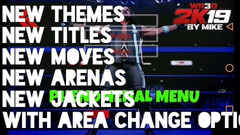 Wr3d 2k19 mod by mike bail with link in description