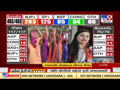 Gandhinagar: BJP's woman wing at Kamlam celebrates party's victory in 4 states| TV9News