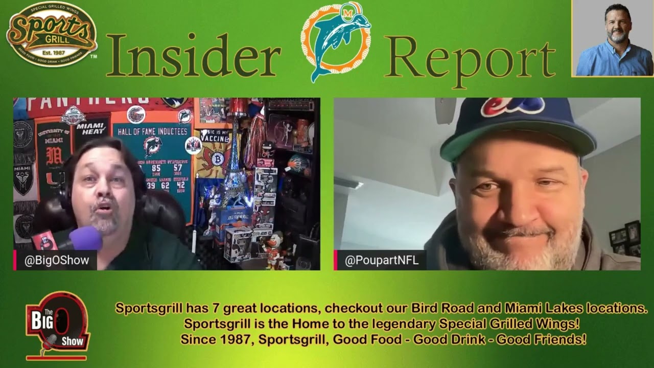 The Sports Grill Miami Dolphins Insiders Report w/ Alain Poupart 01 31 2022