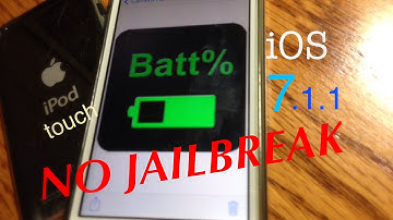 Enable iPod battery percentage iOS 7 NO JAILBREAK
