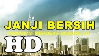 Janji Bersih 30/08/12 - Merdeka Square, Kl. Resimi