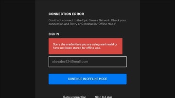 Sorry The Credentials You Are Using Are Invalid Or Have Not Been Stored For Offline Use - 2023