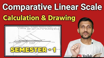 Comparative Linear Scale: Calculation & Drawing/ Practical Class/ Semester-1