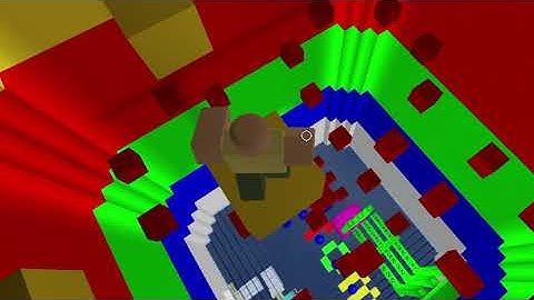 trying to beat my own obby in blockate (roblox)