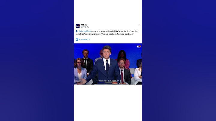 Vif échange entre J. Bardella et G. Attal autour de la  bi-nationalité