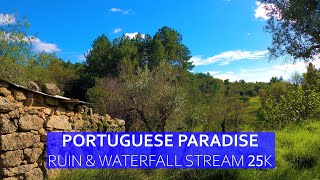 PORTUGUESE PARADISE - WATERFALL, STREAMS, OLIVE TREES &amp; BEAUTIFUL VIEWS, 25,000 EUROS CHEAP PROPERTY