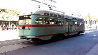 SF Muni 1947 PCC #1073 on Route F