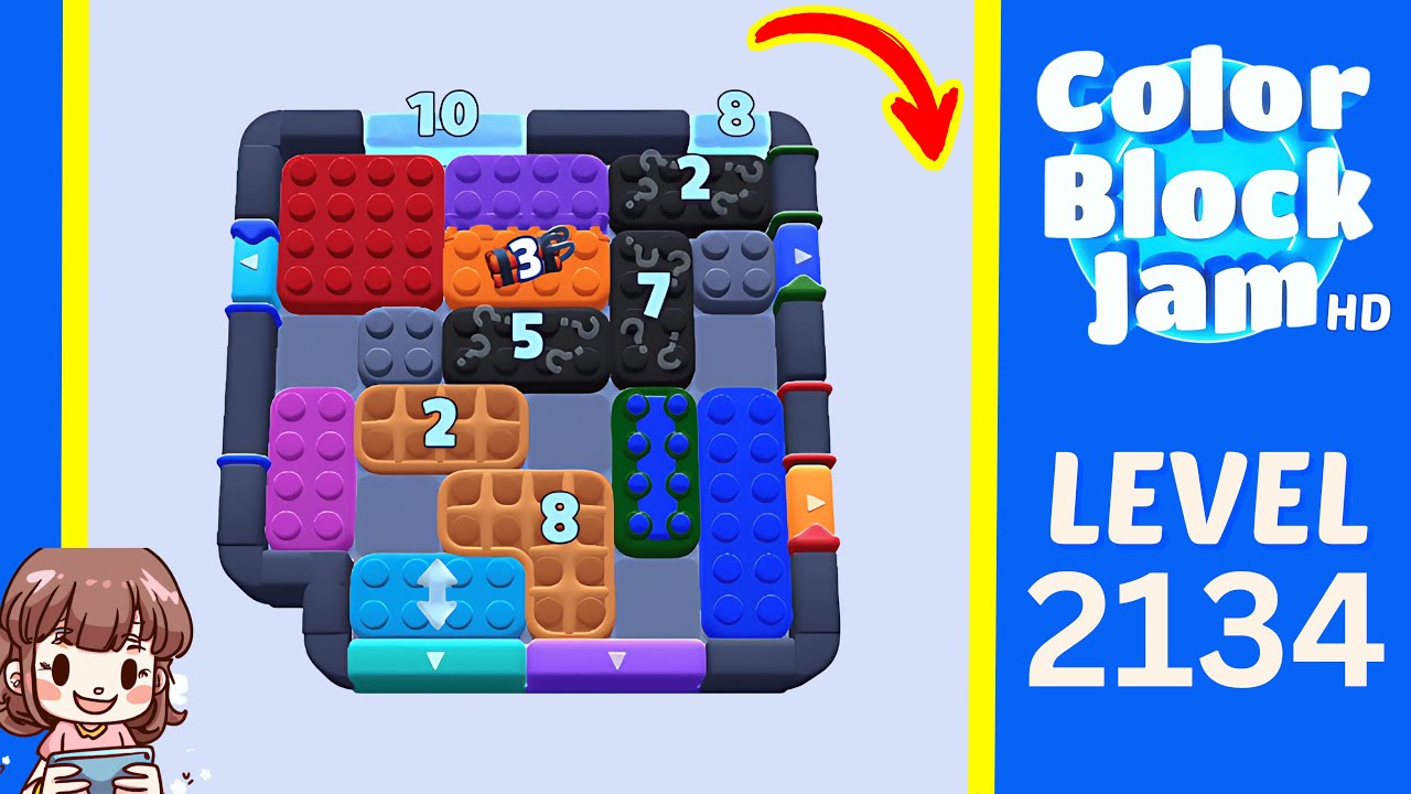 Color Block Jam Level 1230 (2134) Solution Walkthrough