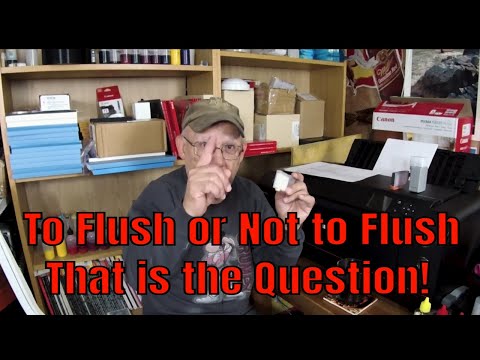 Video: How To Flush An Ink Cartridge
