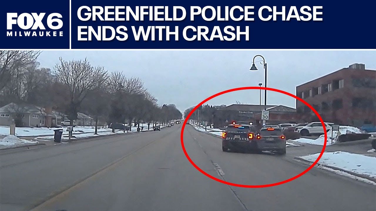 Dashcam video: Greenfield police chase ends in crash | FOX6 News ...