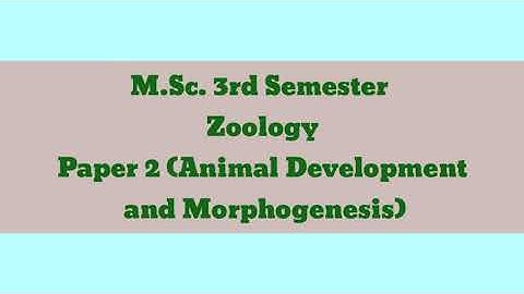 Most important questions || M.Sc. 3rd semester || Zoology || Paper 2nd ☺️
