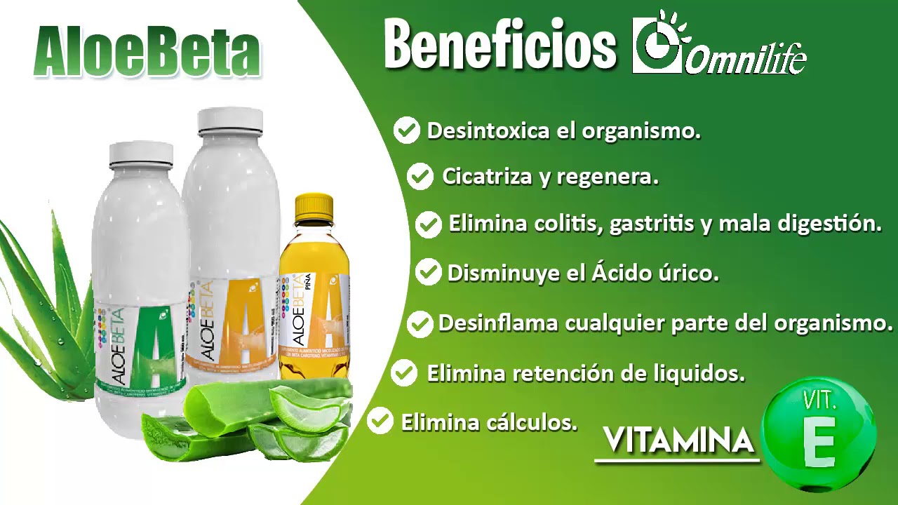 ALOE BETA l PRODUCTO OMNILIFE GENTE ADMIRABLE. YouTube