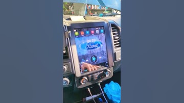 Huge Touch Screen Installed On My F150!!! #seicane #hughesgarage #ecoboost #fordf150 #truckmods  #GO