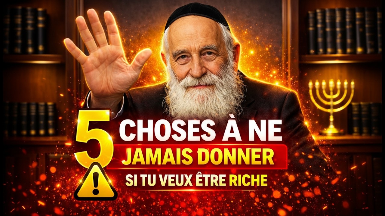 Si Tu Veux Devenir Riche, Ne Donne JAMAIS Ces 5 Choses – Secrets Juifs
