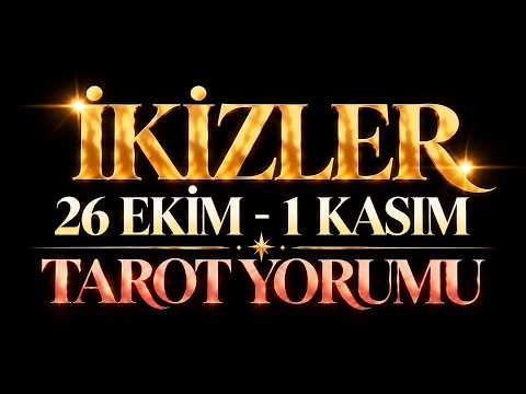 İKİZLER BURCU ‼️ ARTIK DAYANAMIYOR ‼️ 26 EKİM - 1 KASIM HAFTALIK BURÇ YORUMU #tarotlove #twinflame