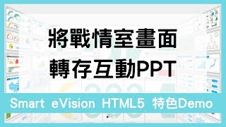 【Smart eVision 特色Demo】- 將戰情室畫面轉存互動PPT