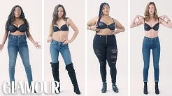 Women Sizes 32A Through 42D Try On the Same Bra (Fenty) | Glamour