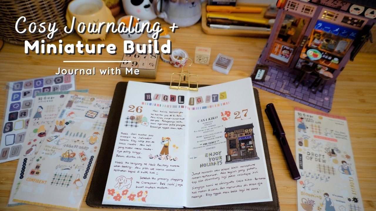 Ведение уютного дневника и создание миниатюр | Медленная жизнь