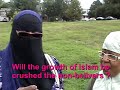 My Wife, Zafirah Jones &amp; friend are in Philadelphia. They question, can the non-Muslims crush Islam?