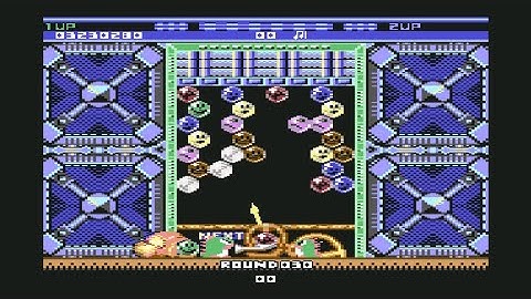 Puzzle Bobble - C64 - Last Level and Ending