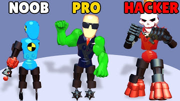NOOB vs PRO vs HACKER in Merge Ragdoll Fighting