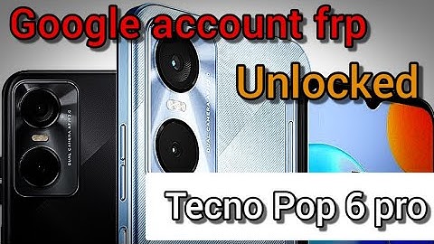 Tecno Pop 6 / Pop 6 pro обход frp / разблокировка Google account / Bypass frp android 12