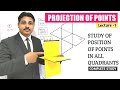 PROJECTION OF POINTS (LECTURE-1) IN ENGINEERING DRAWING AND GRAPHICS