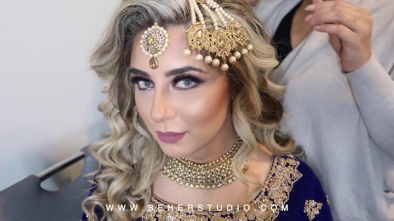 AFGHAN ENGAGEMENT MAKEUP AND HAIR | SEHER STUDIO - YouTube