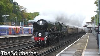 The Flying Merchant | 35028 "Clan Line" storms the '50th Anniversary Pullman' 27/04/2024