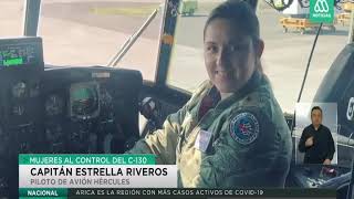 NOTA MEGANOTICIAS Mujeres pilotos y tripulantes a cargo de C-130 Hércules FACh