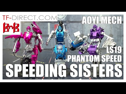 Aoyi Mech BMB LS-19 SPEEDING SISTERS Transformers ROTF Arcee