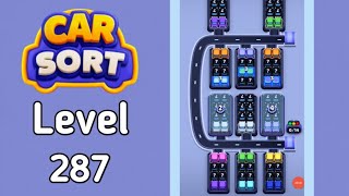 Car Sort: Color Puzzle Level 287 Walkthrough Solution