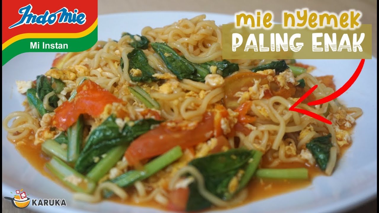 MIE NYEMEK - MEMBUAT INDOMIE NYEMEK ENAK & GAMPANG!!! - YouTube