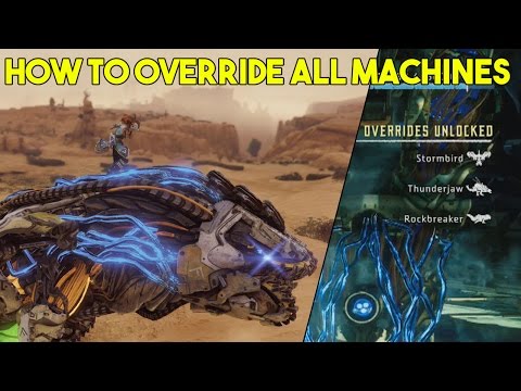 Video: Horizon Zero Dawn Override Cauldron-locaties - Hoe Te Rijden Op Machines Met Sigma-, Rho-, Xi- En Zeta-steunen