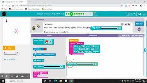 Sticker Art With Loops, Code.org