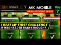 MK Mobile Fresh Account Series Ep. 7. Tips on Beating Your First Challenge! Free Challenge Card!