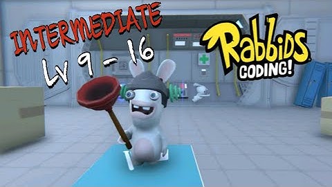 Rabbids Coding Mobile | Intermediate Walkthrough | Level 9,10,11,12,13,14,15,16