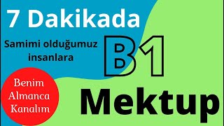 7 Dakikada Almanca Mektup Yazmak