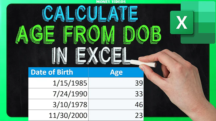 How to Calculate Age in Excel From DOB (Quick and Easy)
