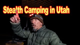 Stealth Camping Car Camping and Camp Cooking Near Kanab Utah