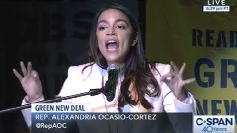Alexandria Ocasio-Cortez "Is 100% Clean And Renewable Energy Too Much!?"
