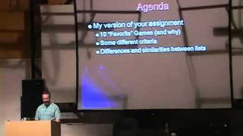 Warren Spector lecture 02 - Patricia York