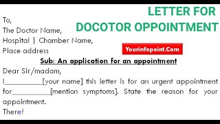 Application letter for Doctor Appointment Request screenshot 4