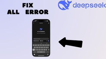 How to Fix DeepSeek not working Deepseek down, Not opening, Login Error