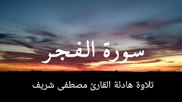 🌿سورة الفجر 🌿 تلاوة هادئة للقارئ مصطفي شريف #quran #قرآن