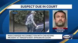 Man charged in connection with car-keying incident appears in court