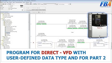 Program For Direct VFD With User - Defined Data Type And For Loop Part 2 | Rockwell Automation